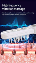 Laser Hair Growth Comb with Vibration Massage – Rechargeable Scalp Care Device for Nourishing Hair Repair & Follicle Absorption, USB Charging, Professional Head Massage Tool