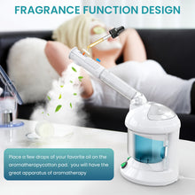 Fulog Nano Ionic Facial Steamer – 360° Rotatable Arm, Portable Deep Cleaning Facial Spa with Stainless Steel Skin Kits for Home or Salon Use